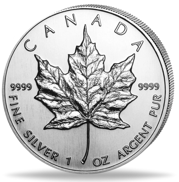 5 Can $ Maple Leaf 1994 - Münze Vorderseite