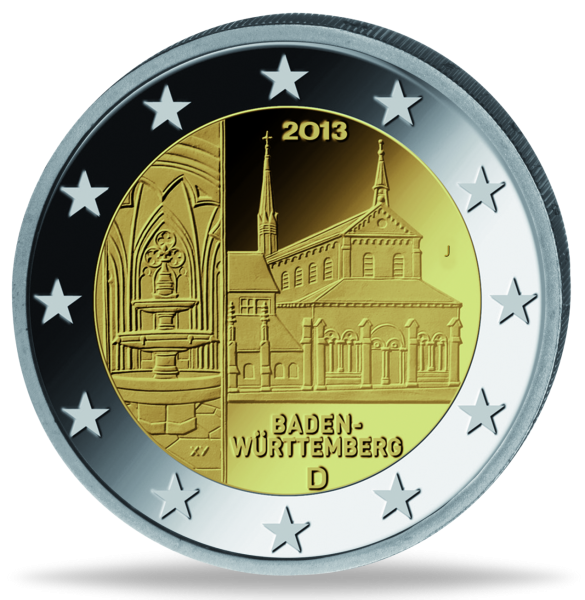2 Euro Kloster Maulbronn - Vorderseite Münze
