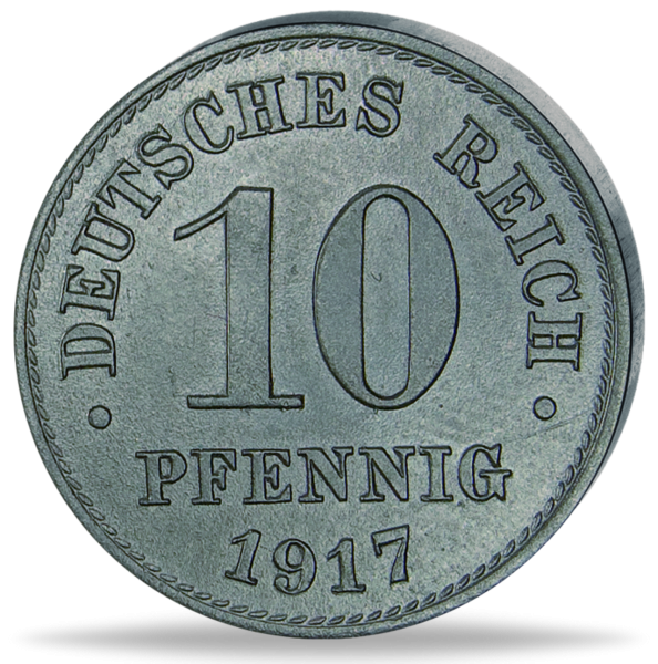 10 Pfennig „Ersatzmünze großer Adler“ (Jaeger 299) - Münze Vorderseite