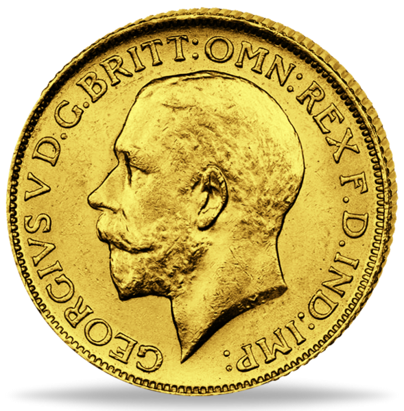 Kanada, 1 Sovereign 1918 C, Ottawa Mint - Münze Vorderseite