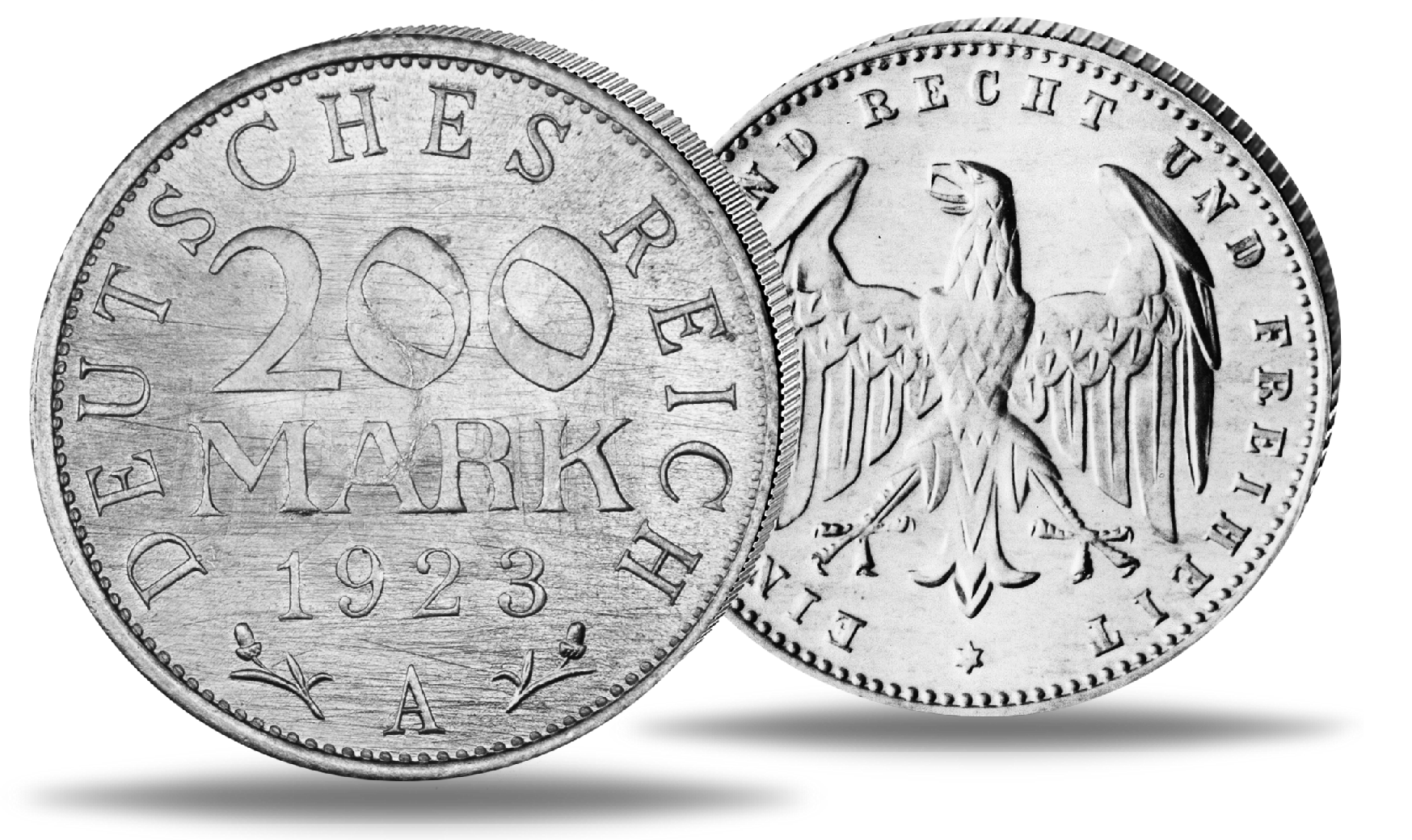 Weimarer Republik, 200 Mark Inflation mit Entwertung – A | Münzen ...