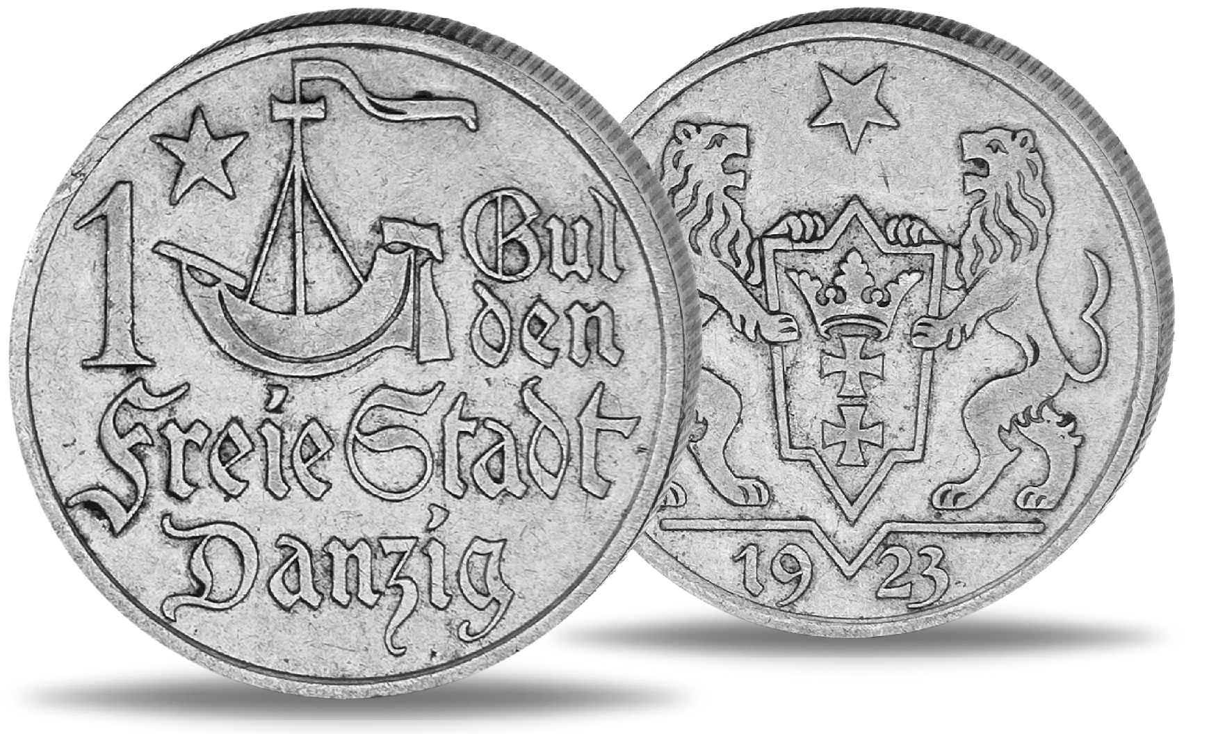 1 Gulden Danzig MünzenVersandhaus EmporiumHamburg