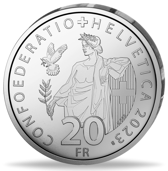 20 Sfr Bundesverfassung 175 J - Münze Vorderseite