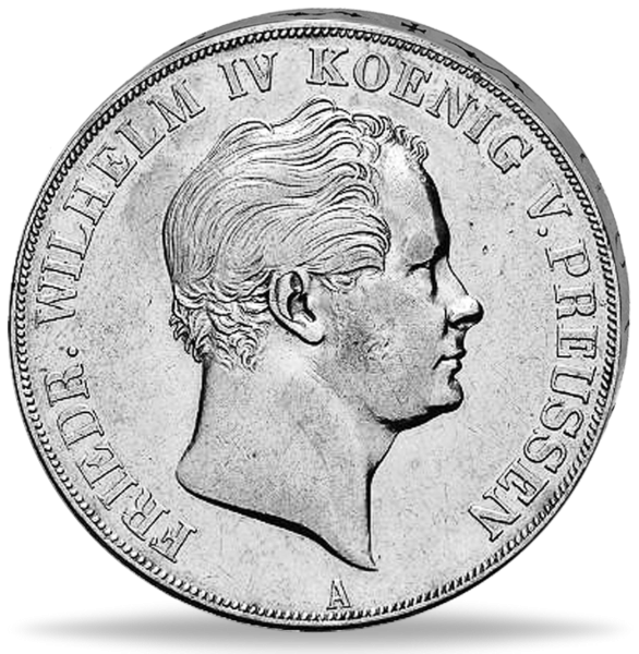 Friedrich Wilhelm III. Silber 1842 - Münze Vorderseite