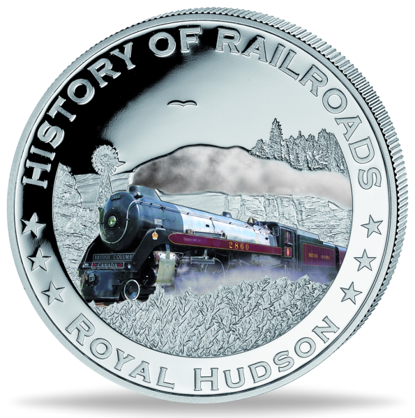 5 Dollar Royal Hudson - Silber - Münze Vorderseite