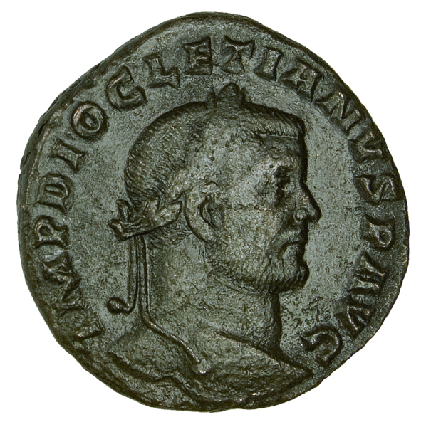 Gross Follis Diocletian - Vorderseite Münze