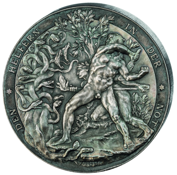 Medallie Hamburg 1892 - Vorderseite