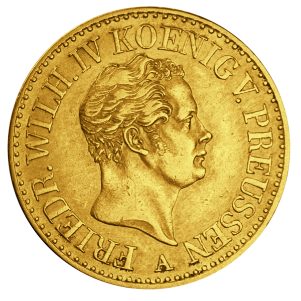 Friedrich Wilhelm IV - Vorderseite Münze