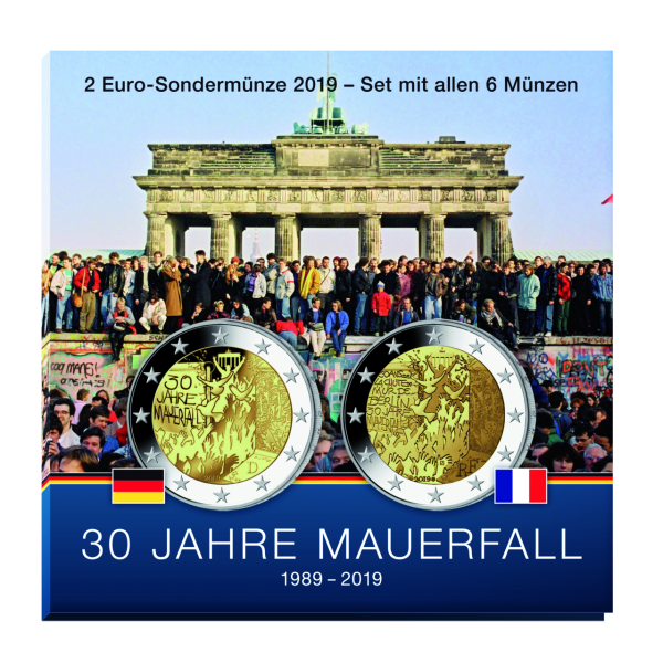 2 Euro Münzen 30 Jahre Mauerfall Fehlprägung 2 Euro 30 Jahre Mauerfall - Prägestätte unserer Wahl | Münzen