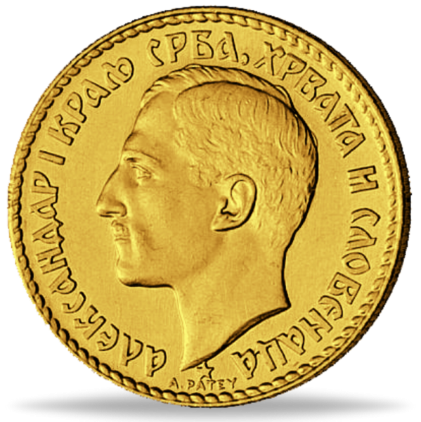 20 Dinara Alexander I. - Vorderseite Münze