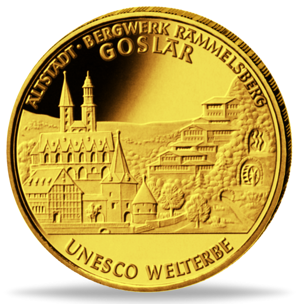100 Goldeuro Goslar - Vorderseite Münze