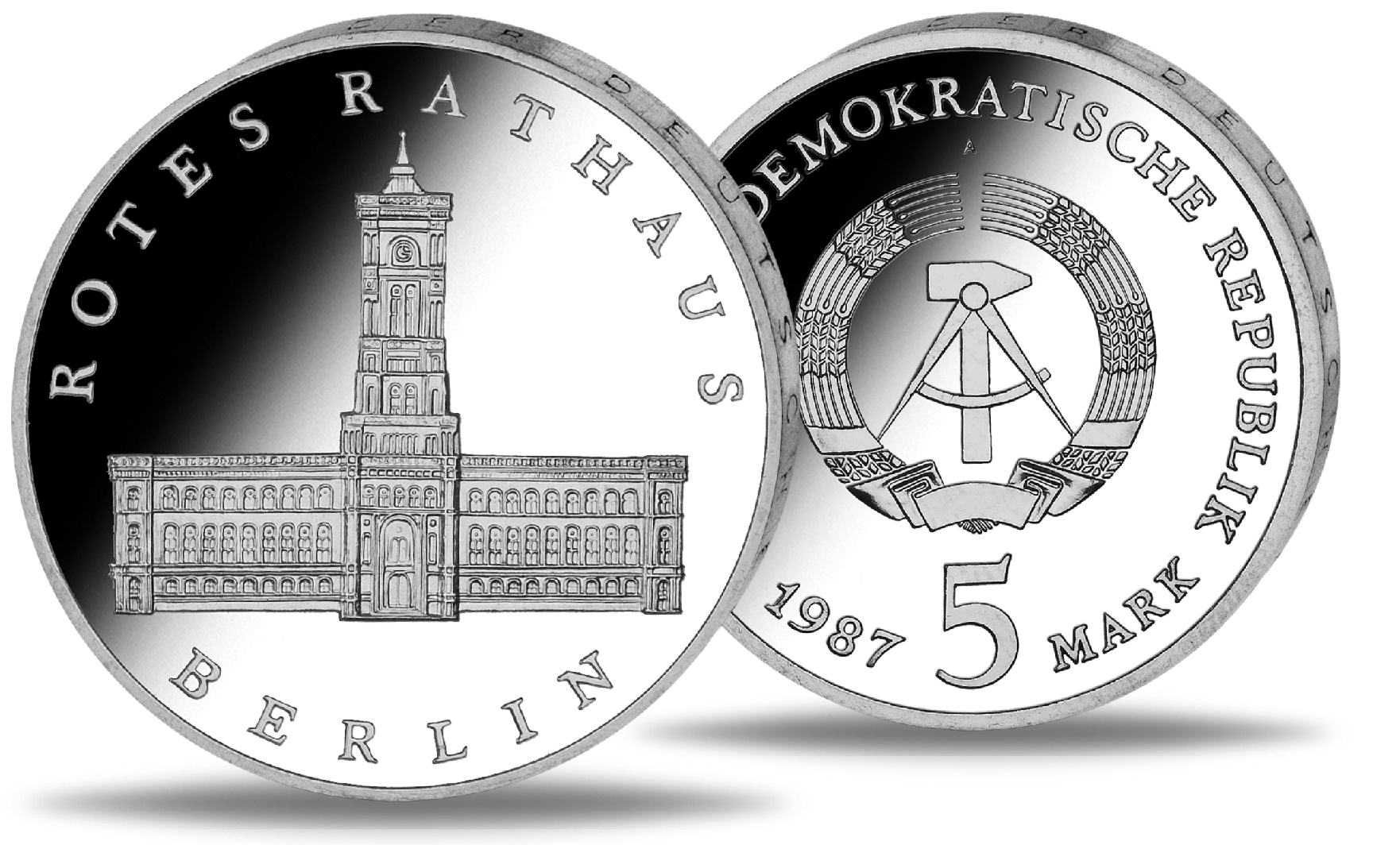 ddr 5 mark münzen wert