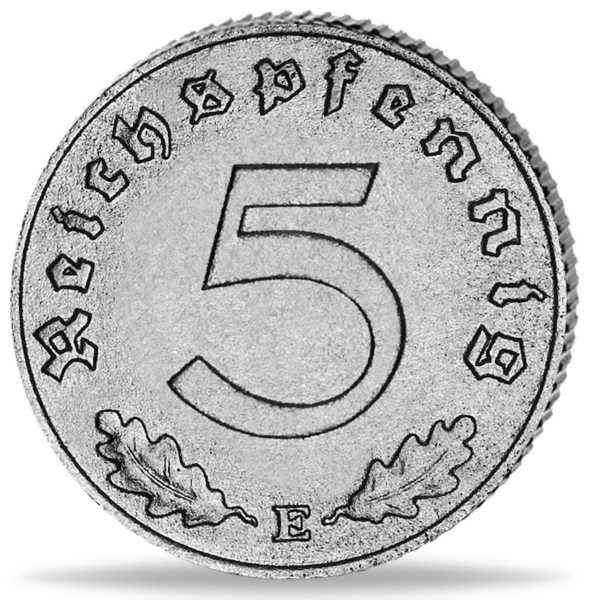 3. Reich, 5 Reichspfennig 1944 - Münze Vorderseite