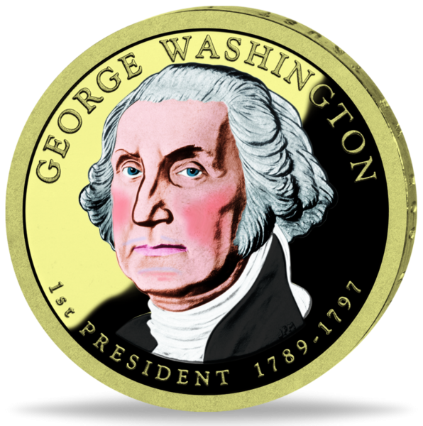 1 US Dollar George Washington - Vorderseite Münze