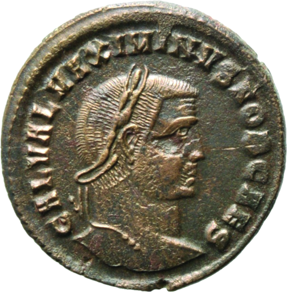 Maximinus II - Münze Vorderseite