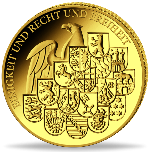 Karl der Große GoldGedenkprägung Ausgabe zur deutschen 2 € 2023 Karl der Große Gold