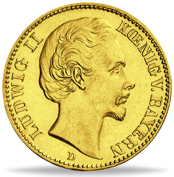 20 Mark Ludwig II - Vorderseite Münze