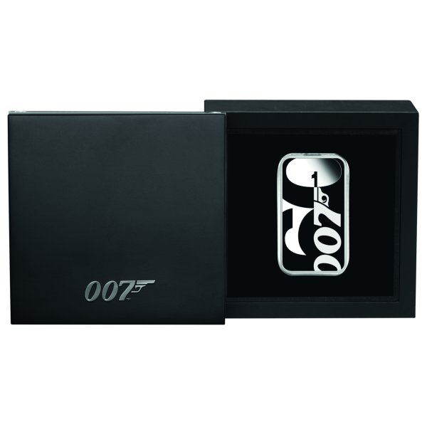 1 Dollar 60 J James Bond,rechteckig - Kassette