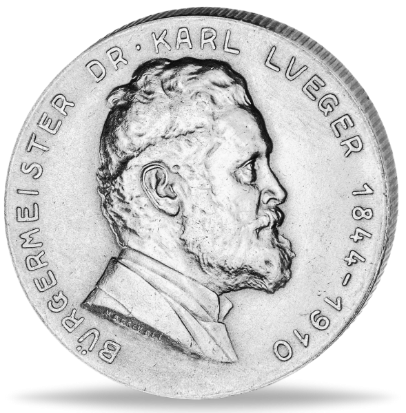 2 Schilling Karl Lueger - Vorderseite Münze
