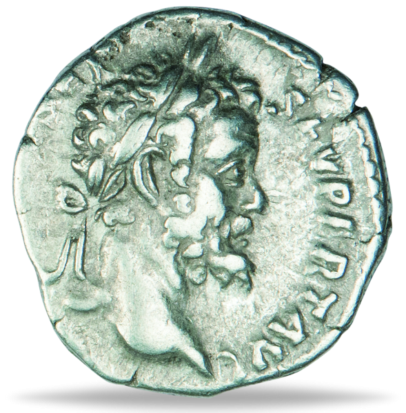 Legionsdenar Septimus Severus - Münze Vorderseite