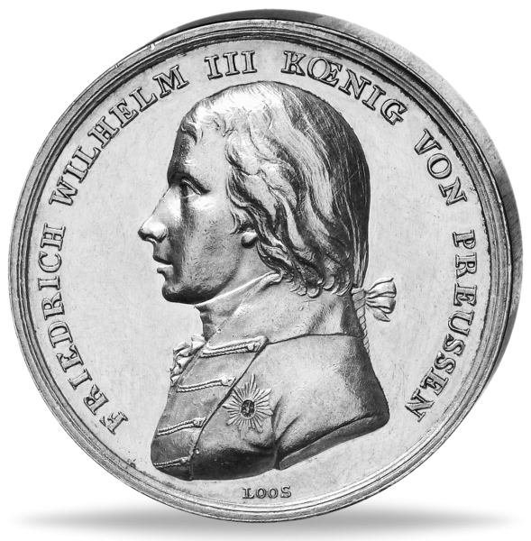 Preußen, Silber-Medaille Auf die Jahrhundert-Wende, 1800 - Medaille Vorderseite