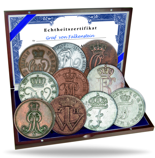 Monogramm-Komplettsatz - Satzbild