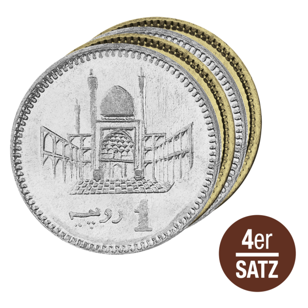 18 Rupien Kursmünzensatz Pakistan