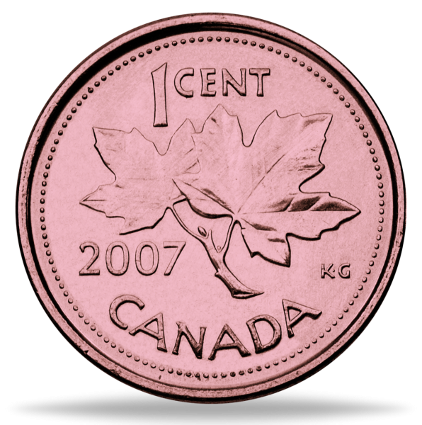 1 Cent Kanada - Münze Vorderseite