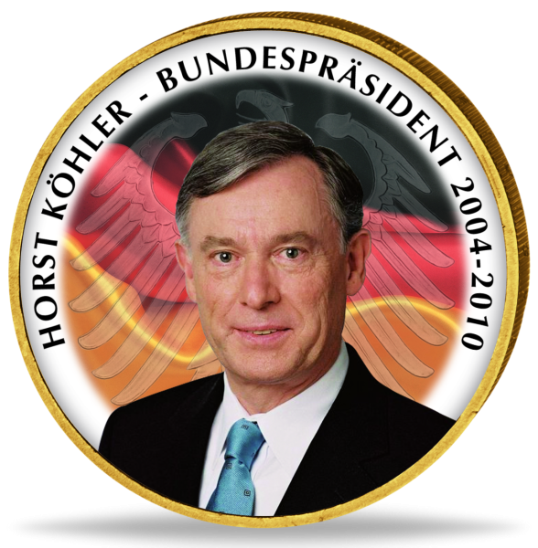 2 Euro Horst Koehler - Vorderseite Münze