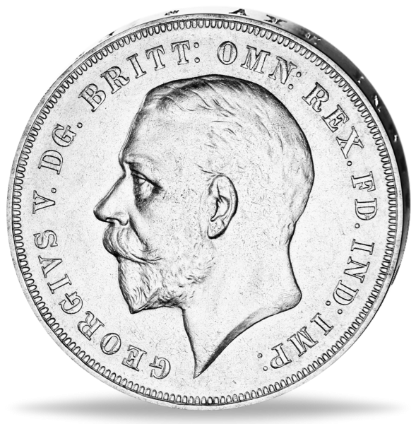 1 Crown König George V. - Münze Vorderseite