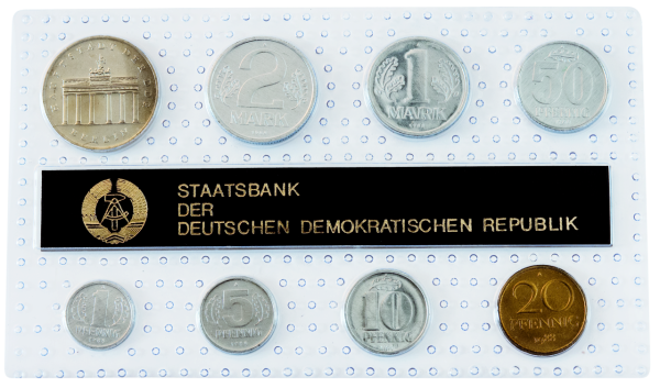8,86 Mark-Kurssatz „DDR 1988“ - Blister