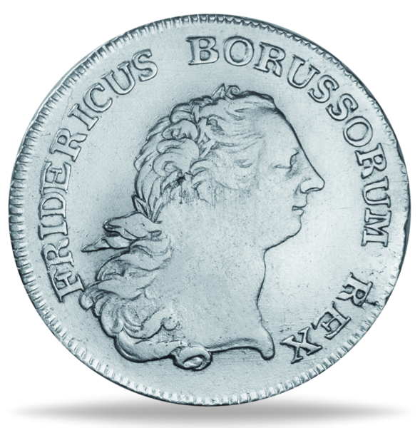 Preußen, 1 Taler 1775-1786, König Friedrich II. der Große - Münze Vorderseite