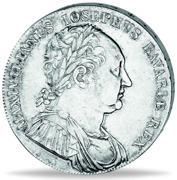 Konventionstaler 1818, König Maximilian I. (Thun 45) Silber - Münze Vorderseite