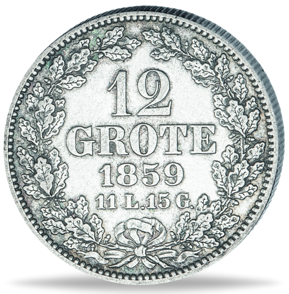 12 Grote Bremen - Vorderseite Münze
