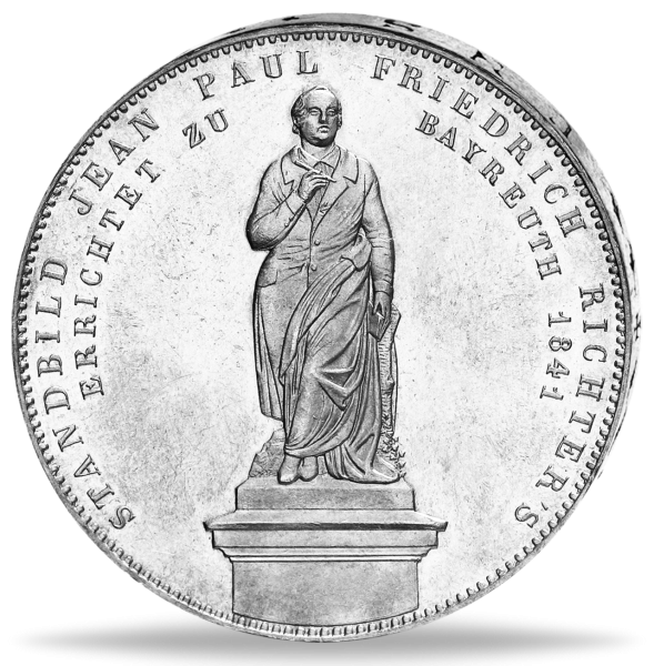 Taler Standbild Richter - Münze Rückseite