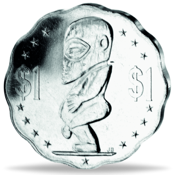 1 Dollar Tangaroa - Münze Vorderseite
