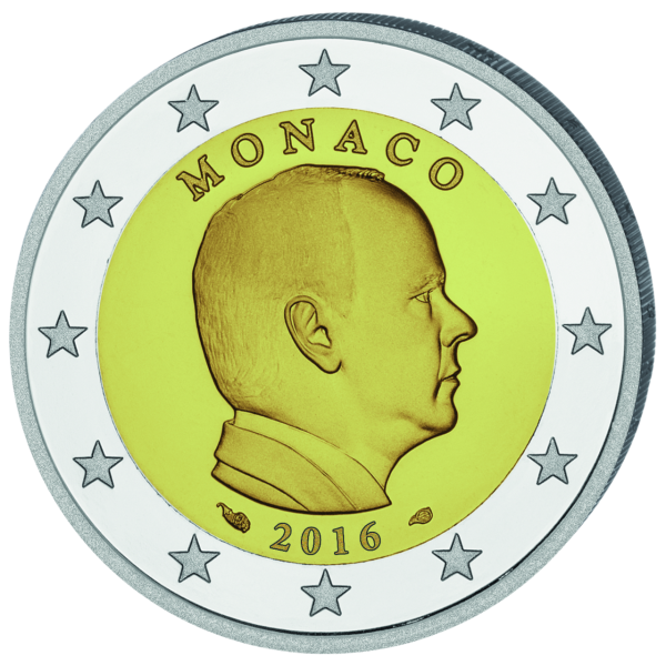 2 Euro Monaco - Münze Vorderseite