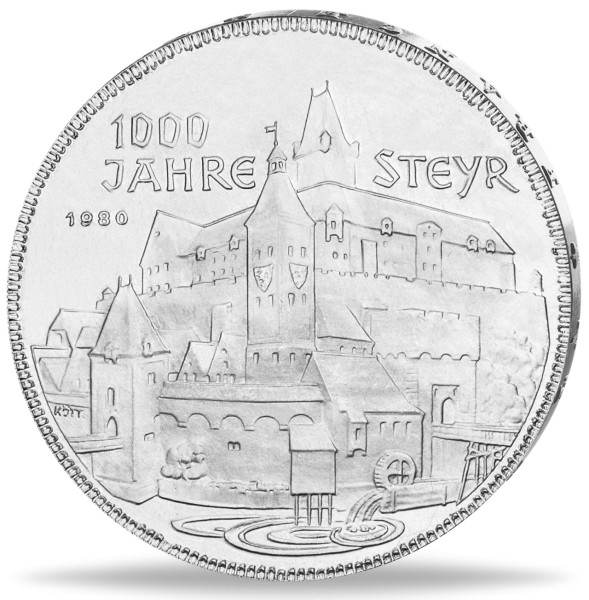 500 Oes Steyer - Münze Vorderseite