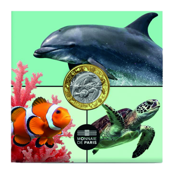 5 Euro Tiere der Welt – Meerestiere, 2026, st. - Münze in Coincard