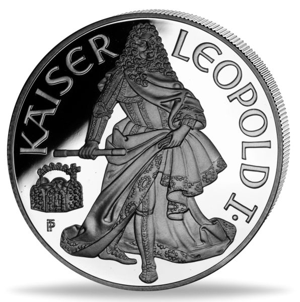100 Schilling Kaiser Leopold I - Vorderseite Münze