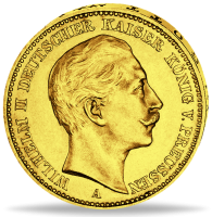 20 Mark Wilhelm II. - 1890 Jaeger 252 - Münze Vorderseite 20 Mark Wilhelm II. - 1890 Jaeger 252 - Münze Vorderseite