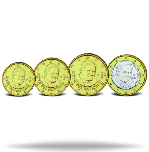 10 Cent bis 1 Euro Kursmünzensatz Vatikan - Satzbild