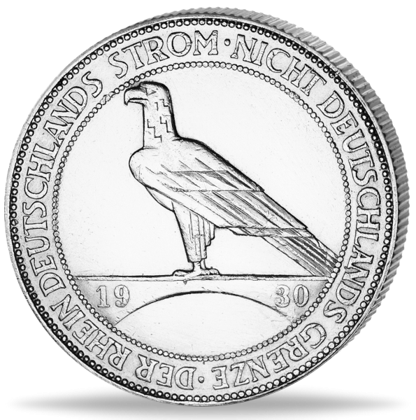 5 Reichsmark Rheinlandräumung Jaeger 346 - Münze Vorderseite