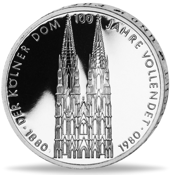 5 Deutsche Mark Kölner Dom - Vorderseite BRD Münze