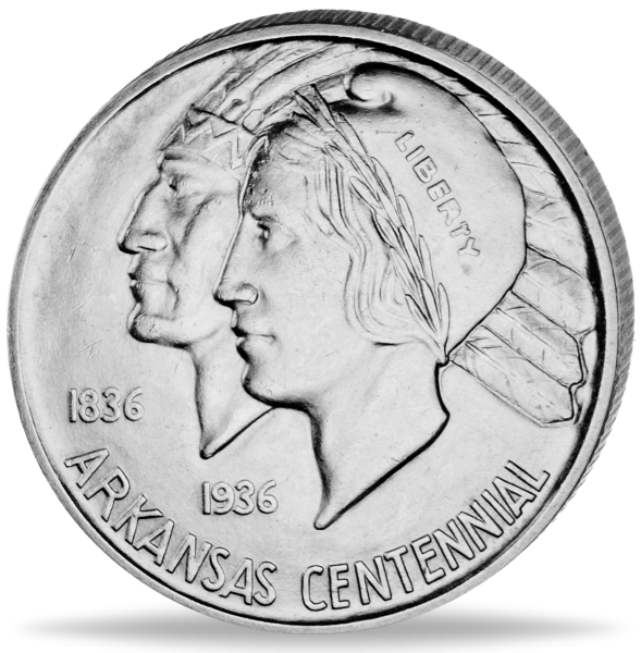 1/2 Dollar Arkansas - Münze Vorderseite