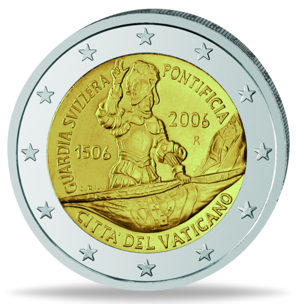 2 Euro Päpstliche Schweizergarde - Münze Vorderseite