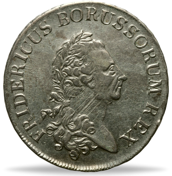 Königreich Preußen, Taler 1781, König Friedrich II. der Große Münze Vorderseite