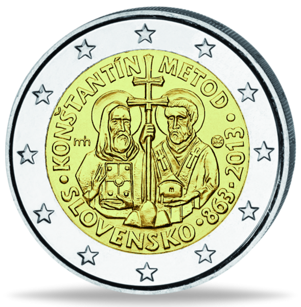 2 Euro Mission von Konstantin - Münze Vorderseite