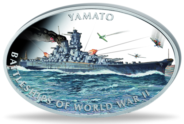 Tokelau Island 1 Dollar Yamato 2013 Polierte Platte - Münze Vorderseite
