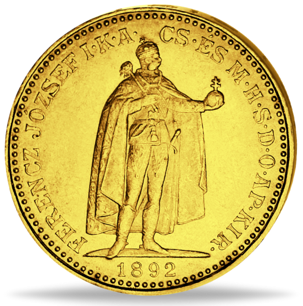 20 Kronen Franz Joseph I. - Vorderseite Münze